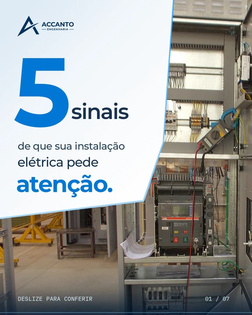 Capa Accanto: cinco sinais de que sua instalação elétrica pede atenção
